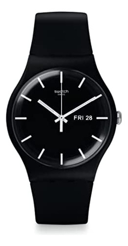 Reloj De Cuarzo Swatch New Gent Bio-sourced Mono Black Again