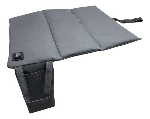 Cojín De Asiento Calefaccionado Con Alimentación Por Gris