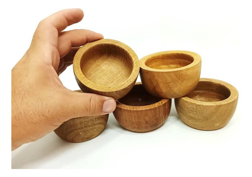 Cazuelas Cuenco De Madera De 8 Cm X 10u