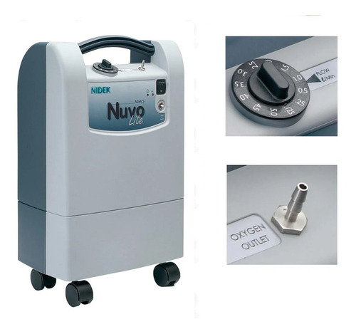 Imagen 2 de 9 de Concentrador De Oxigeno 5 Litros Nuvo Lite Nidek Medical