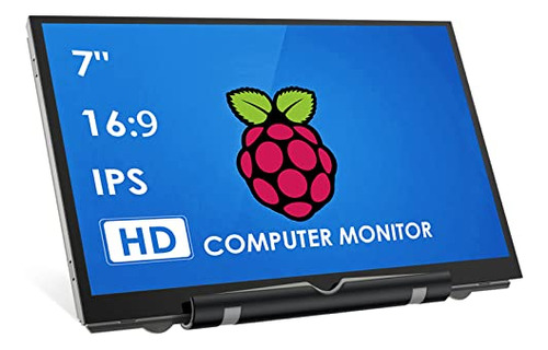 Monitor Portátil Ips 7puLG 800x480 Hdmi Para Raspberry Pi