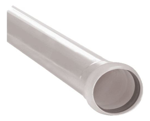 Tubo Sanitario Pvc Blanco Con Goma 40mm  X 6m