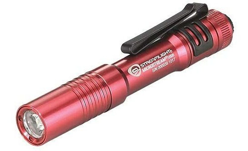 Streamlight, Microstream Con Cable Usb De 5.0 In, Rojo, En C