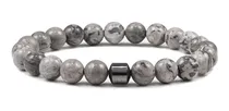 Comprar Pulseras Hombre Mujer Piedra Natural Picasso Hematita Unisex