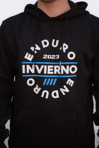 Imagen 3 de 6 de Buzo Hoodie Eduro Del Invierno Oficial / Hombre - Mujer