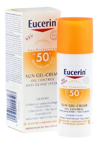 Eucerin Sun Spf50 Toque Seco Facial Protector Solar *50ml