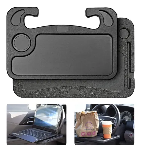 Mesa Portátil Para Volante De Coche - Bandeja Multiusos Para Comer, Trabajar O Usar Tablet