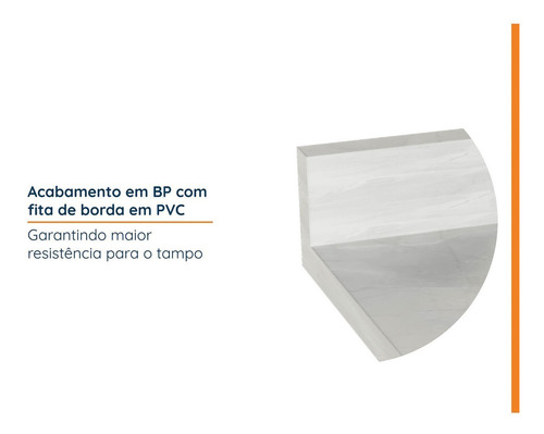 Tampo Para Balcão Toalheiro 15cm Ipanema Cabecasa Wt