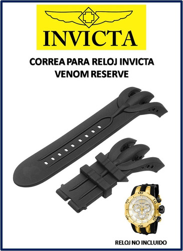 Correa Reloj Invicta Modelo Venom Reserve Nueva Y Original