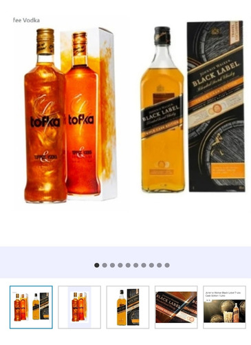 Combo Deseo Whisky J. Walker Triple Cask 1l + Tofka Vodka 1l