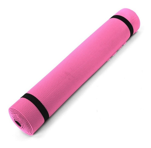 Colchoneta Mat Yoga Pilates Pvc Gimnasia Fitnes 180x60 X6mm