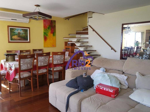 Imagem 12 de 30 de Cobertura Com 3 Dormitórios À Venda, 280 M² Por R$ 1.800.000,00 - Rio 2 - Rio De Janeiro/rj - Co0024