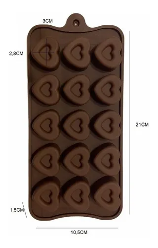 Moldes Para Chocolates Moldes Chocolates Corazon Silicona