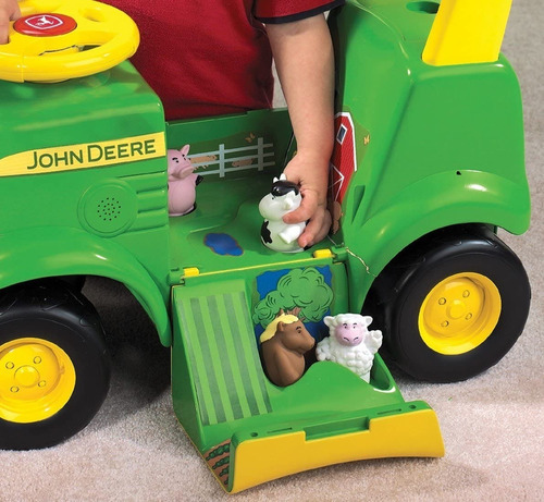 Tractor John Deere De Actividad Montable Color Verde oscuro