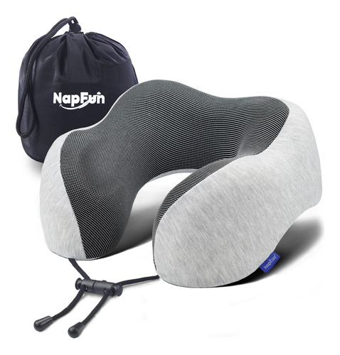 Napfun - Almohada De Cuello Para Viajes, Mejorada Para Viaja