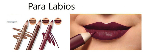 Delineador De Labios En Lápiz Color Trend Avon Color Borgoña