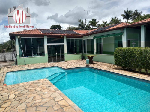 Imagem 30 de 30 de Chácara Maravilhosa Com 04 Quartos, Piscina, Espaço Gourmet, Paisagismo, Ótimo Bairro À Venda, 1000 M² Por R$ 550.000 - Zona Rural - Pinhalzinho/sp - Ch0627