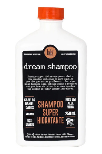 Shampoo Dream Cream Lola Cosmetics 250 Ml Super Hidratante