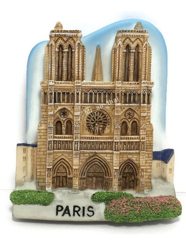 Notre-dame - Iman Para Nevera  Diseño De La Catedral De Pa