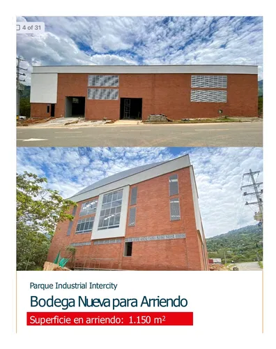 Bodega En Arriendo En Copacabana 1.150m2
