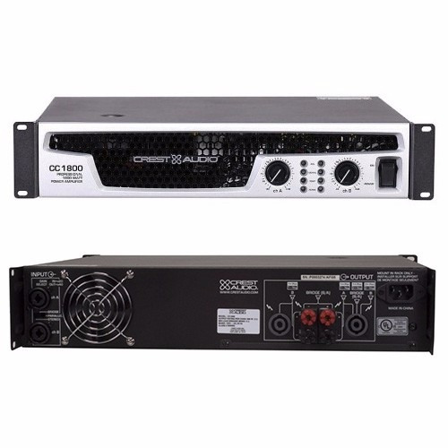 Crest Cc1800 Amplificador De Potencia Dj Bandas 1800w Rms