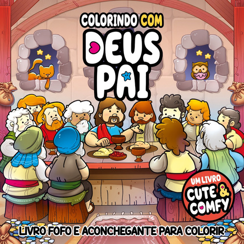 Livro colorindo com deus pai Edição 2 Em Português 2025 Editora Camelot