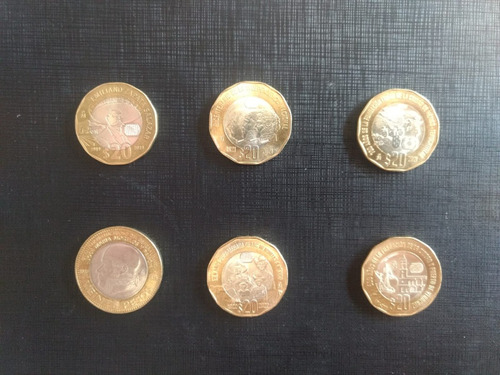 Monedas Bimetalicas 20 Pesos 