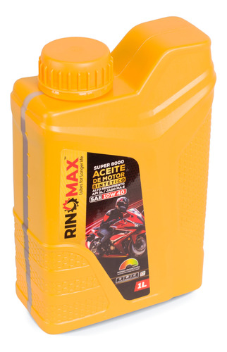 Aceite Moto Sintetico 10w40 4t 1l Api Rinomax 8000