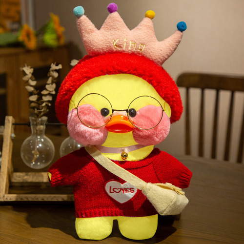 Qianyuu Peluche Lalafanfan Cafe, Accesorios Para Patitos,