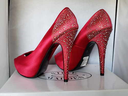 Zapatos Zapatilla Tacones Steve Madden Rosa Playy Raspberry