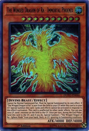 Yugioh! The Winged Dragon Of Ra - Immortal Phoenix - Dupo