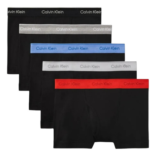 Bóxer Calvin Klein Algodón 5 Pack 1897421 Original