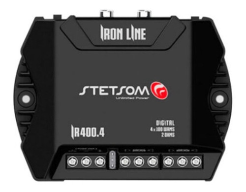 Modulo Stetsom Ir400 4 Canais 400w Bridge 4ohms Digital