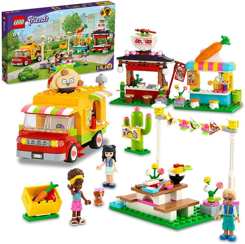 Lego Friends 41701 Feria De Comida Foodtrucks 592 Pzs