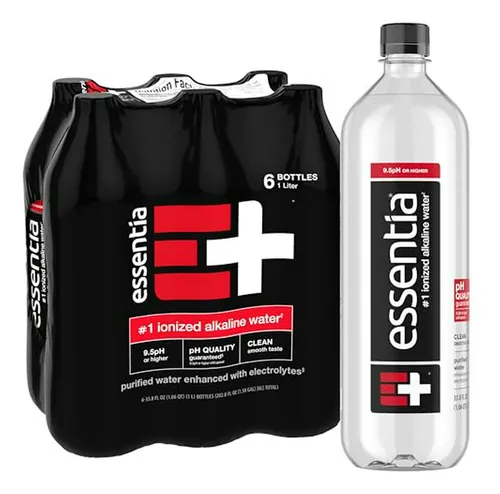 Agua Embotellada Essentia, 1l, Pack 6; 99 9% Pura, Con Elect