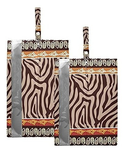 Bolsa Para Zapatos - Susiyo Ethnic Zebra Stripe Animal Print