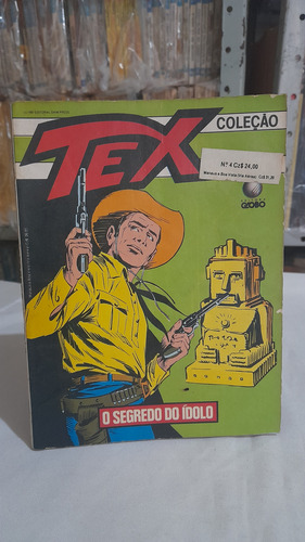 Hq Gibi Tex Coleção N° 4 : O Segredo Do Ídolo - Globo 1987 (Usado)