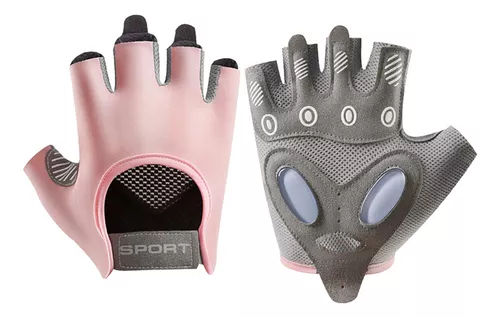 Guantes Mujer Gym Gimnasio Pesas Crossfit Silicona Líquida