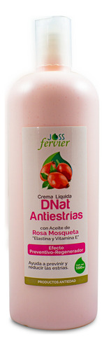 Crema Antiestrias Dnat Rosa Mosqueta Joss Fervier® 1lt. Tipo de envase Botella dispensadora Tipo de piel Todo tipo de piel Fragancia Fresco