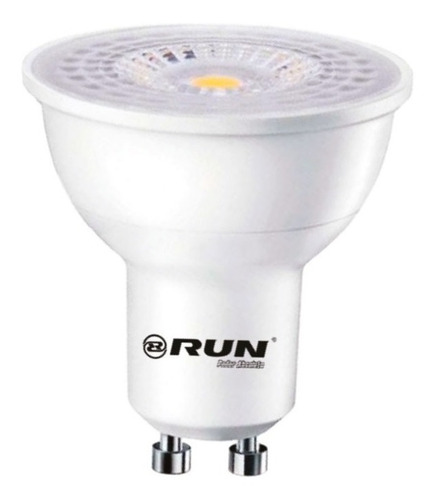 Lampara Led Dicroico Gu10 5w 4000k 10 Unidades Marca Run