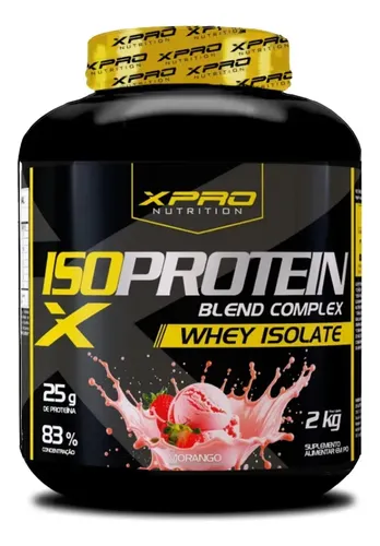 COMPLEX コンプレックス P プロモ Whey Protein Iso Blend Complex Morango 2kg Zero Açúcar - XPro