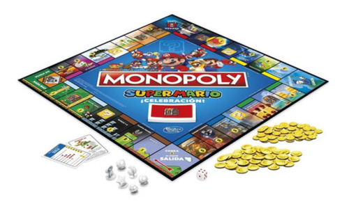 Imagen 2 de 2 de Juego de mesa Monopoly Super Mario ¡Celebración! Hasbro E9517