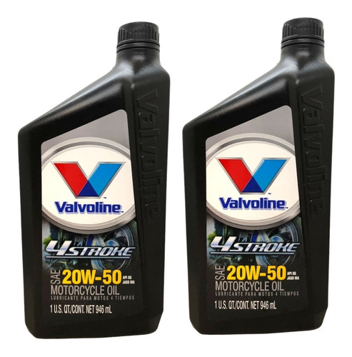 Aceite Valvoline 20w50 4t Moto 2 Litros 4stroke 4tech