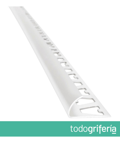 Atrim Guardacanto Arco De Aluminio Blanco 10mm X 2,50m