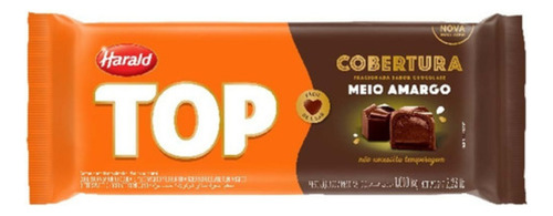 Chocolate Harald Top Barra 1,01kg Meio Amargo