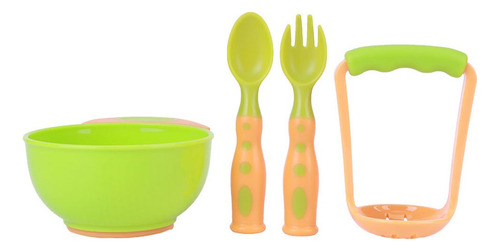 Cucharas Para Alimentación De Bebés, 4 Unidades, Triturador