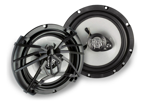 Par De Bocinas Cono Plata 6x5, 250w - X3-6.5 Soundstream Color Negro