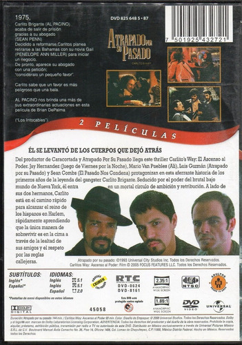 Atrapado Por Su Pasado & Ascenso Al Poder - Carlito´s Way (Usado)