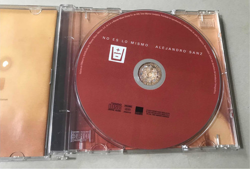 Cd No Es Lo Mismo Alejandro Sanz - Warner Music 2003.