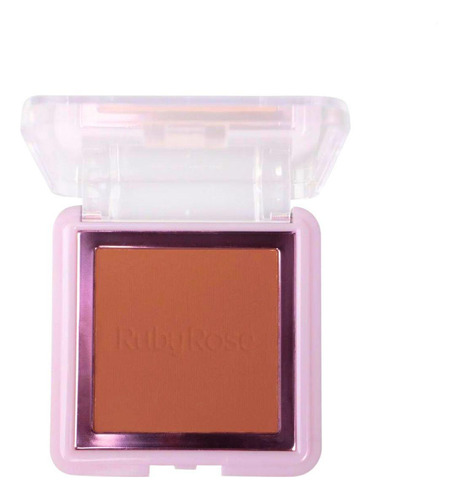 Blush Compacto Ruby Rose Textura Acetinada Bl30 7,3g